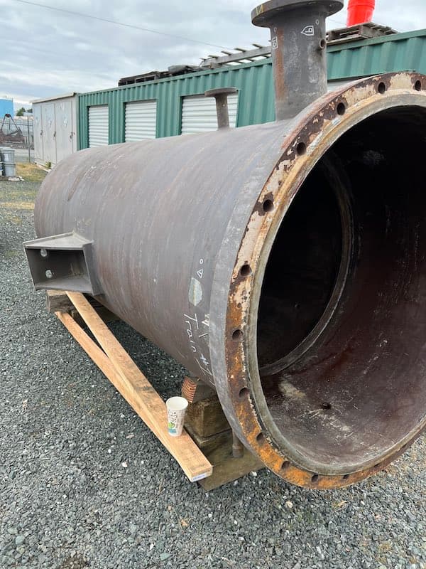 Belzona 1121 applied to rebuild eroded pipe profile